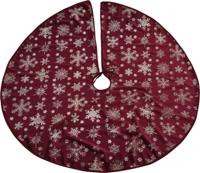 Kerstboomrok Sneeuwvlok Ø95cm Assorti 1st - thumbnail