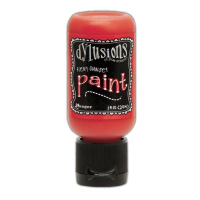 Ranger Ink Ranger • dylusions paint flip cap bottle fiery sunset 29ml