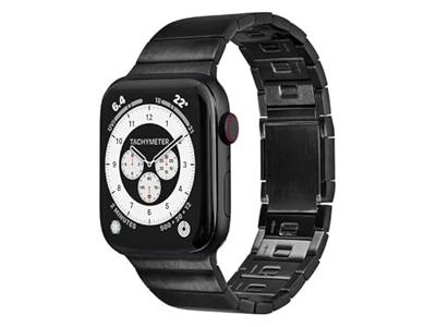 LAUT LINKS 2.0 Stainless Steel Apple Watch 42mm / 44mm / 45mm / 49mm Zwart