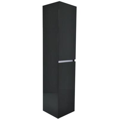 Wiesbaden Vision Kolomkast 160x35x35 cm Hoogglans Grijs 2 Deuren
