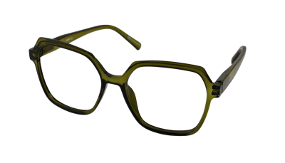 Leesbril Vista Bonita Mira Met Blauwlicht filter -Army Green- +4.00