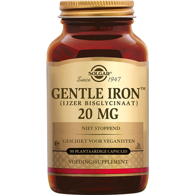Solgar Gentle Iron (IJzer) 20 mg Capsules