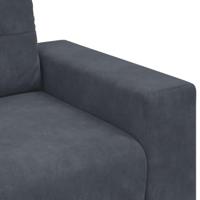 Fauteuil 60 cm fluweel donkergrijs - thumbnail