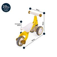 Bigjigs Diditrike loopfiets giraffe - thumbnail