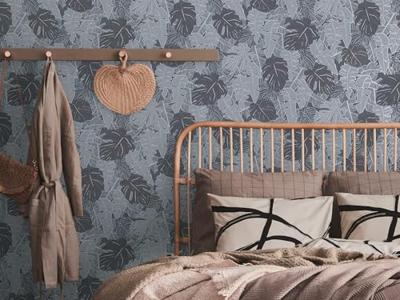Livingwalls House of Turnowsky - Grijs - Jungle Behang - 389052