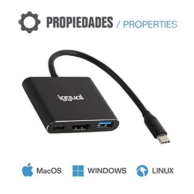 Hub USB iggual IGG318461 Hub USB iggual IGG318461