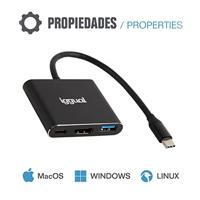 Hub USB iggual IGG318461 - thumbnail