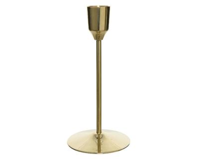 Kandelaar messing d7h15.5 cm goud Decoris - Decoris Kandelaar messing d7h15.5 cm goud Decoris - Decoris