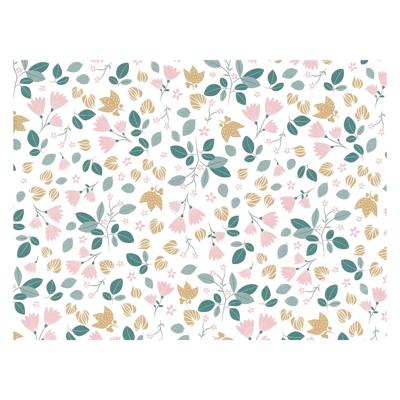 Rotolux Inpakpapier bloemen en blaadjes, 3 mtr.