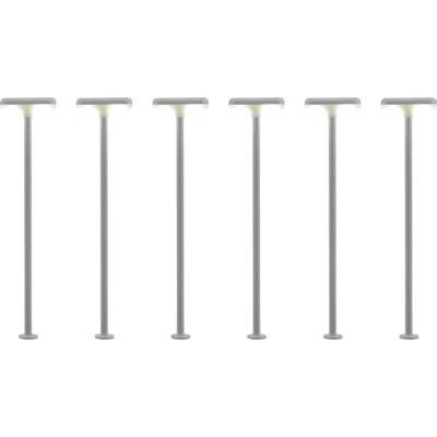 Viessmann Modelltechnik H0 Perronlantaarn Dubbel Kant-en-klaar model 63646 6 stuk(s)