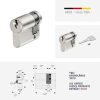 ABUS 598005 Dubbele profielcilinder 40 / 40mm - thumbnail