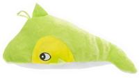 LG-Imports knuffeldolfijn meisjes 20 cm pluche groen - thumbnail