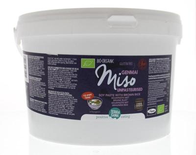 TerraSana Genmai miso ongepasteuriseerd emmer bio 2500 Gram TerraSana Genmai miso ongepasteuriseerd emmer bio 2500 Gram