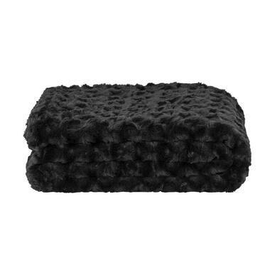 Plaid Marnie - antraciet - 130x170 cm