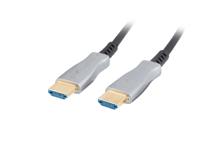 LANBERG HDMI KABEL M/M V2.0 10M OPTISCH AOC ZWART CA-HDMI-20FB-0100-BK - thumbnail