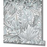 Noordwand Botanica Behang met grote bladeren 33306 - thumbnail
