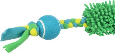 TRIXIE HONDENSPEELGOED BUNGEE TUGGER MET TENNISBAL POLYESTER 85 CM 2 ST TRIXIE HONDENSPEELGOED BUNGEE TUGGER MET TENNISBAL POLYESTER 85 CM 2 ST