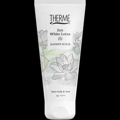 Therme Zen white lotus shower scrub 200 Milliliter Therme Zen white lotus shower scrub 200 Milliliter