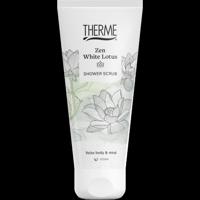 Therme Zen white lotus shower scrub 200 Milliliter - thumbnail