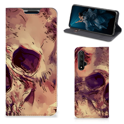 Mobiel BookCase Honor 20 | Huawei Nova 5T Skullhead