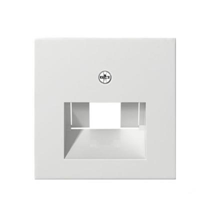 Inzetplaat voor CAT6a datadoos zuiverwit glanzend 027003 Gira