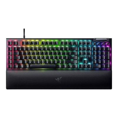 RAZER BlackWidow V4 Yellow Switch Gaming-toetsenbord Kabelgebonden QWERTZ, Duits Zwart Verlicht RAZER BlackWidow V4 Yellow Switch Gaming-toetsenbord Kabelgebonden QWERTZ, Duits Zwart Verlicht