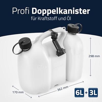 Hünersdorff 804900 PROFI Dubbele jerrycan (l x b x h) 298 x 170 x 362 mm 9 l - thumbnail