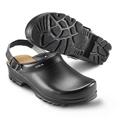 SIKA 8185 Flex LBS Klomp Open Hak met Strap OB Zwart - Maat 42 - 16.089.025.42