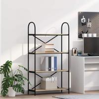 Boekenkast Sonoma eiken 80 x 30 x 146 cm Bewerkt hout - thumbnail