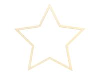 Hangdecoratie Sterren Set Hout - thumbnail