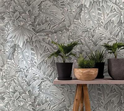 Noordwand Botanica Behang met grote bladeren 33306