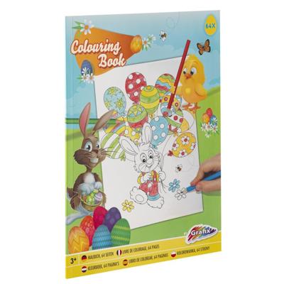 Grafix Kleurboek pasen a4, 64pag.