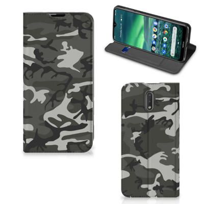 Nokia 2.3 | Hoesje met Magneet | Army Light