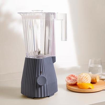 Alessi Blender Plissé - 5 snelheden + turbostand - Grijs - Michele de Lucchi - 1.5 liter - MDL09 G - thumbnail