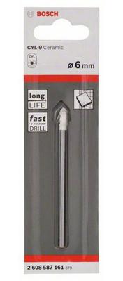 Bosch Accessoires Tegelboren CYL-9 Ceramic 6 x 80 mm 1st - 2608587161 Bosch Accessoires Tegelboren CYL-9 Ceramic 6 x 80 mm 1st - 2608587161