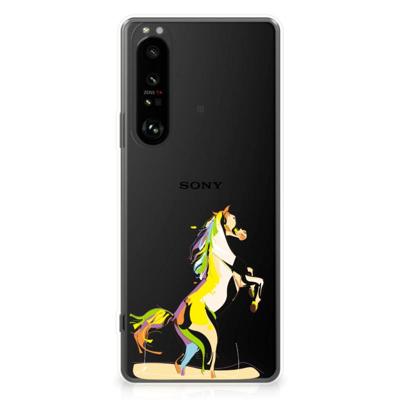 Sony Xperia 1 III Telefoonhoesje met Naam Horse Color Sony Xperia 1 III Telefoonhoesje met Naam Horse Color