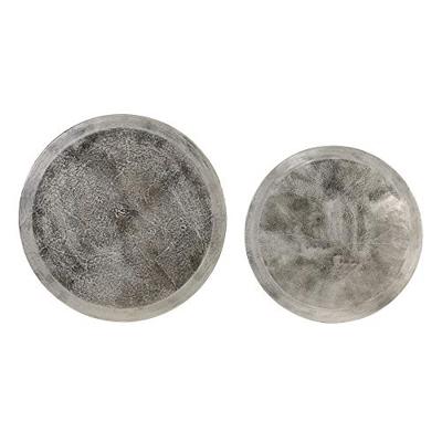 Light & Living Salontafel 'Talca' Set van 2 stuks, 67/75cm, kleur Nikkel