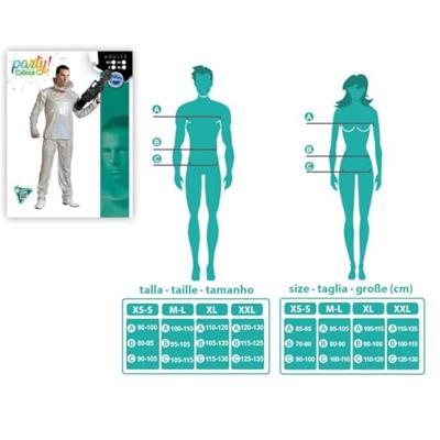 Kostuums voor Volwassenen Wit - Maat: M/L - Maat: M/L