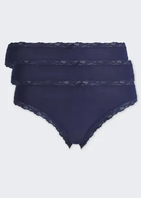 3-pack dames Jazzpant - Kant