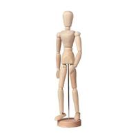 Talens ledenpop man 30cm blank hout - thumbnail