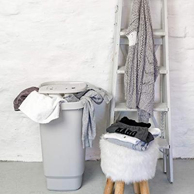 Rotho Wasdoos „Flowers” 55 L grijs 44,7 x 34,7 x 60,4 cm.