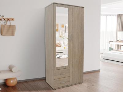 Kledingkast MARCELINO 2 deuren 2 lades sonoma Kledingkast MARCELINO 2 deuren 2 lades sonoma