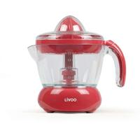 Elektrische citruspers - LIVOO - DOD131RC - 25 W - 1 grote en 1 kleine perskegel - 700 ml - Rood - thumbnail
