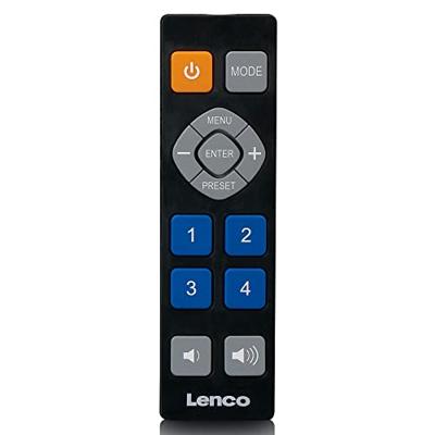 Lenco -PDR-065 Black Radio's, MP3 en CD-speler, meerkleurig (702410)