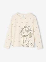 T-shirt met lange mouwen voor meisjes Disney® Marie les Aristochats ecru - thumbnail