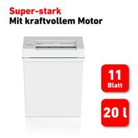 Ideal Office 2245 Papierversnipperaar 11 vellen Strip cut 4 mm P-2 20 l Ook geschikt voor Paperclips, Nietjes, Creditcards - thumbnail