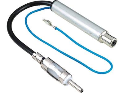 Hama Antenneadapter (voor Audi/Seat/VW vanaf bouwjaar 97, ISO-aansluiting op DIN antenne-ingang, DIN 150 Ohm)