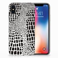 Apple iPhone X | Xs | TPU Hoesje | Slangenprint - thumbnail