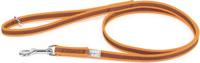 Antislip Hondenriem - 14mm x 1,2m - Met Handvat & O-ring - Oranje - thumbnail
