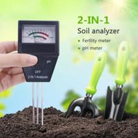 2 in 1 bodem PH meter vruchtbaarheid tester instrument tuinieren tools met 3 sondes - thumbnail